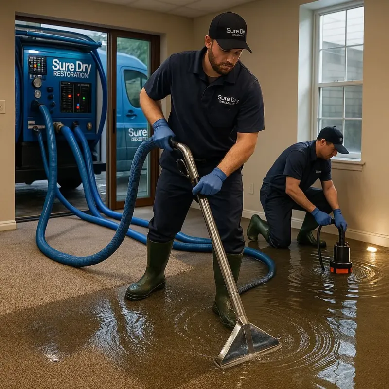 Water Extraction and Removal process in Plantation, FL